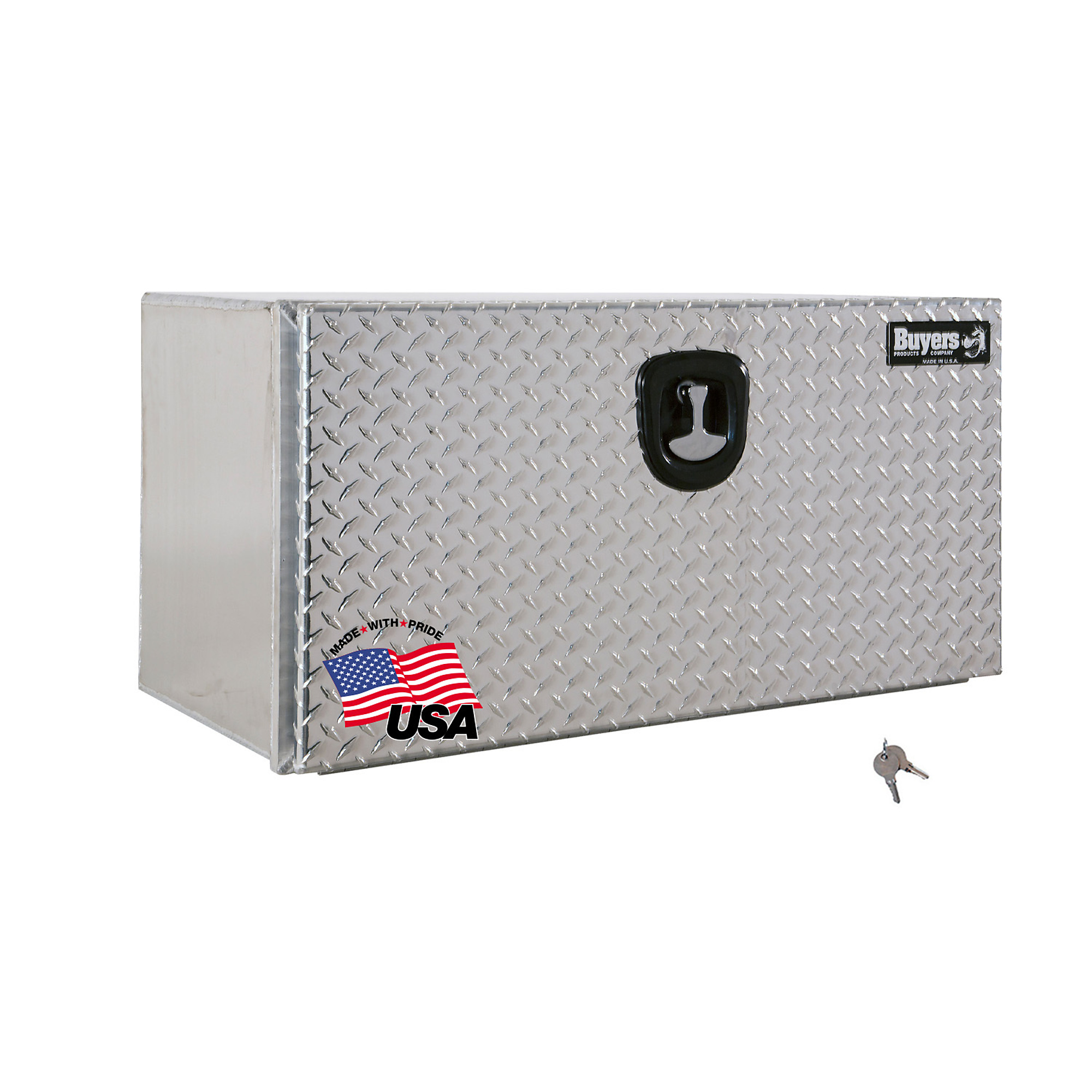 Buyers Products, Underbody Truck Box, Width 60 in, Body Material Aluminum, Color Finish Smooth Silver, Model# 1706530